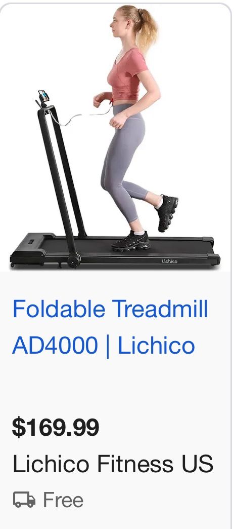 Lichico Treadmill Used 120.00