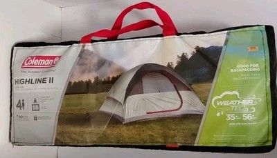 COLEMAN HIGHLINE II DOME TENT 9' x 7' 4 PERSON GRAY (contact info removed)723 NEW