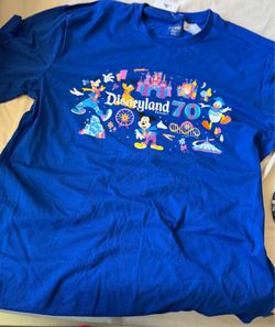 70th Anniversary Disneyland t shirts