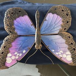 Metal Butterfly Wall Decoration