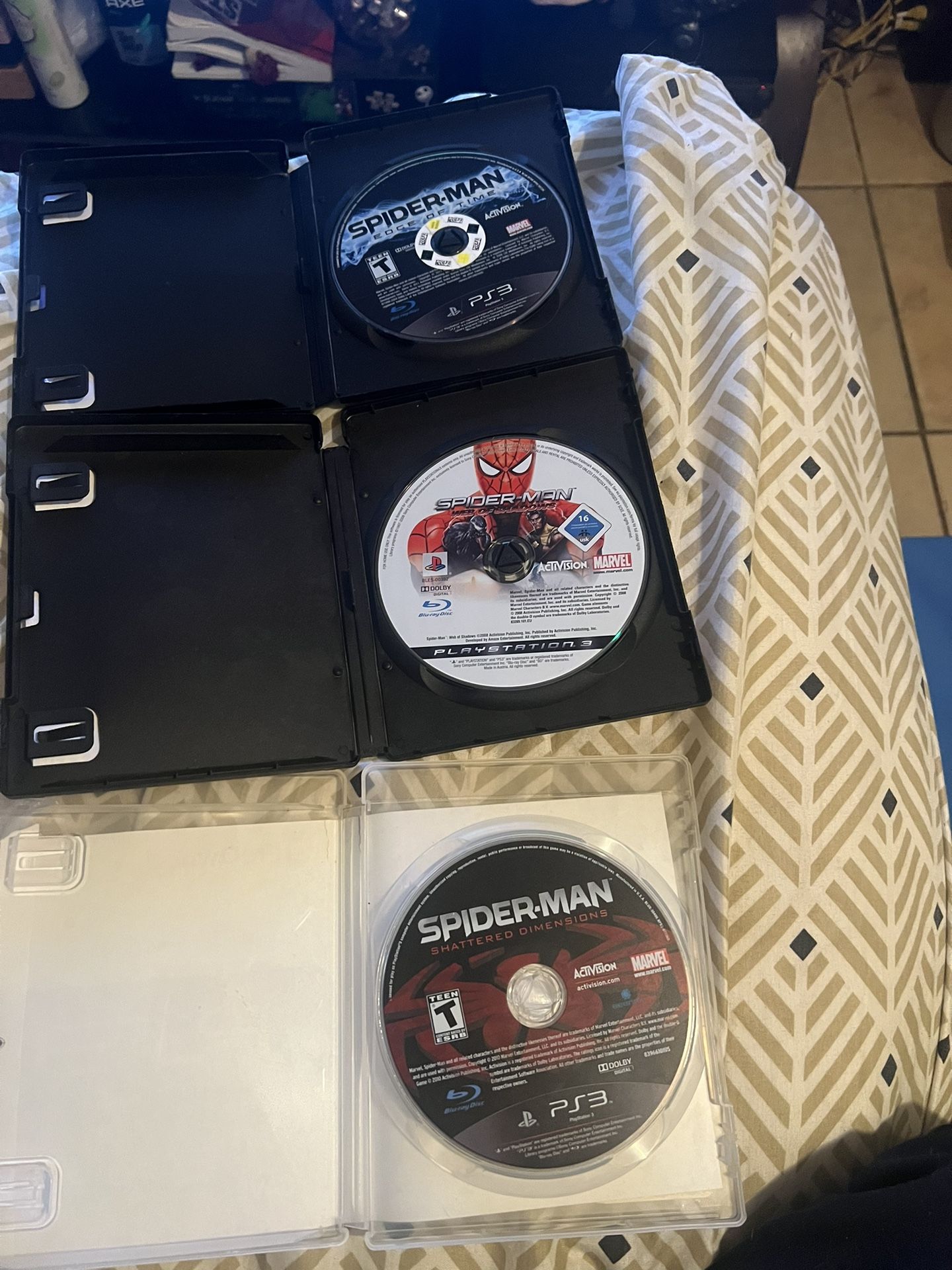 Spider-Man PS3 Game Lot