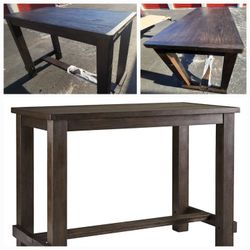 60in Bar Height Farmhouse Dining Table (Brand New)