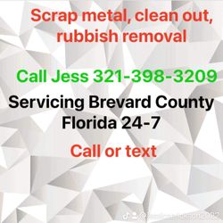 Scrap Metal,clean Out, Rubbish Removal 