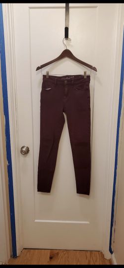 AE Maroon Super Stretch Pants
