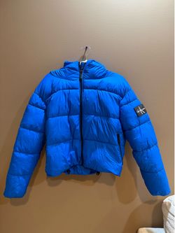 Calvin Klein Blue Puffer Jacket