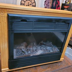 Heat Surge Electric Fireplace..."Hand-built by Amish Craftsmen"..
