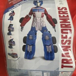 Transformers Optimus Prime Costume -Converting! Kids Size Large (10–12)