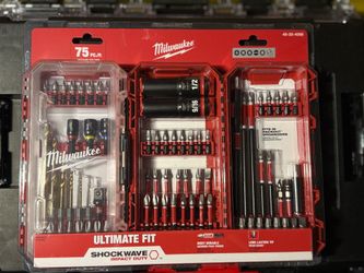Milwaukee SHOCKWAVE Impact Duty Alloy Steel Drill, Drive and Fastening Bit Set (75-Piece)