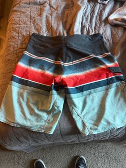 Men's Striped Board Shorts