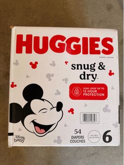 Huggies diapers size 6