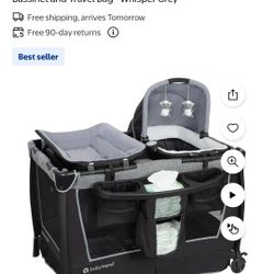 Free Nursery Center Playard Bassinet Changing Table