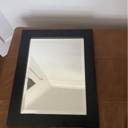Pottery Barn Black Framed Wall Mirror – 20” x 16”