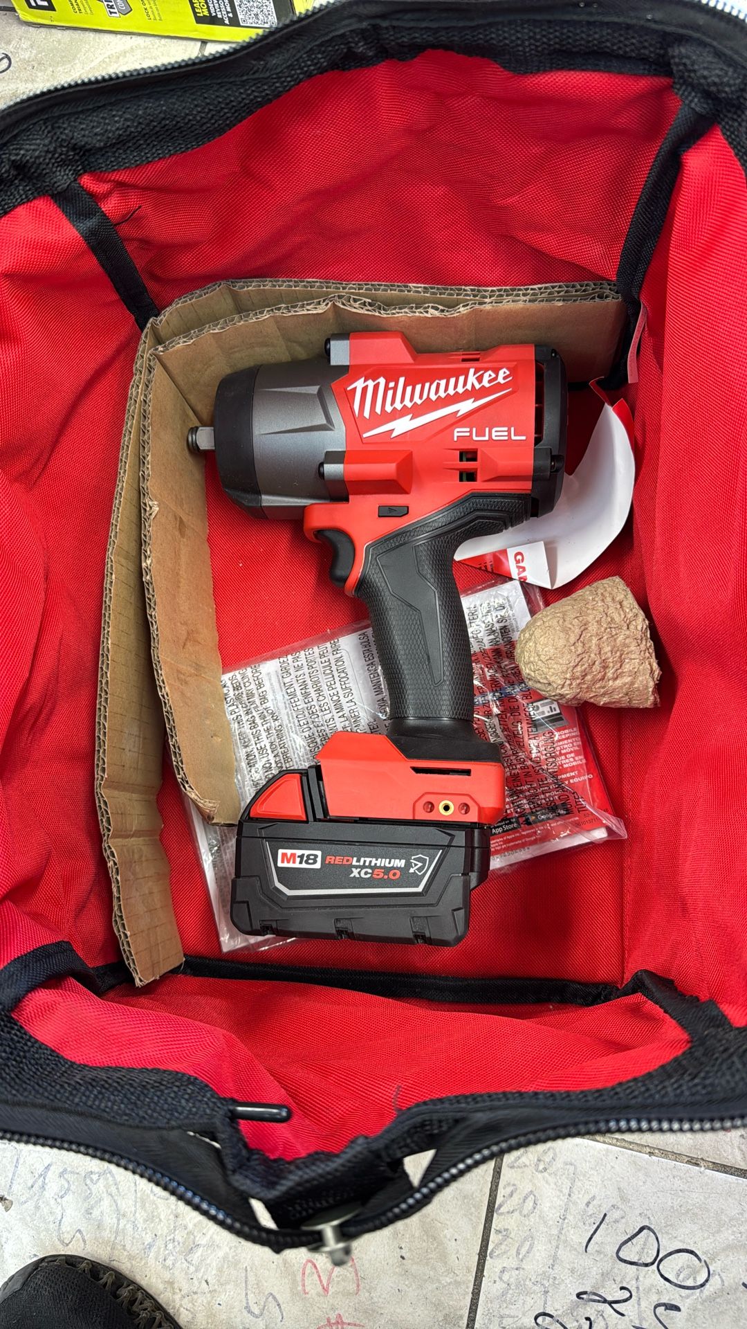 Milwaukee M18 1/2 Inch Impact With Battery
