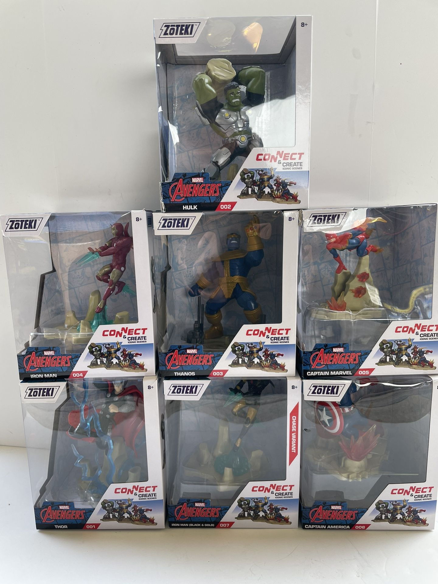 Zoteki Marvel Action Figures Set Of 7