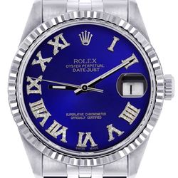 Rolex 36mm Datejust Diamonds Buy Sale Trade Box Papers Gold Silver Platinum 