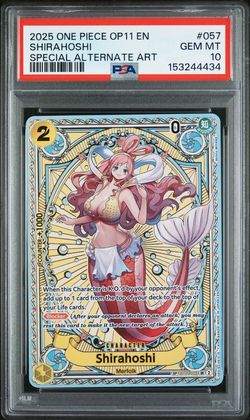 One Piece EB01-057 Shirahoshi SP PSA 10