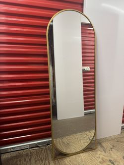 Golden Arch floor mirror