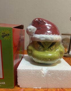 The Grinch Ceramic Jar