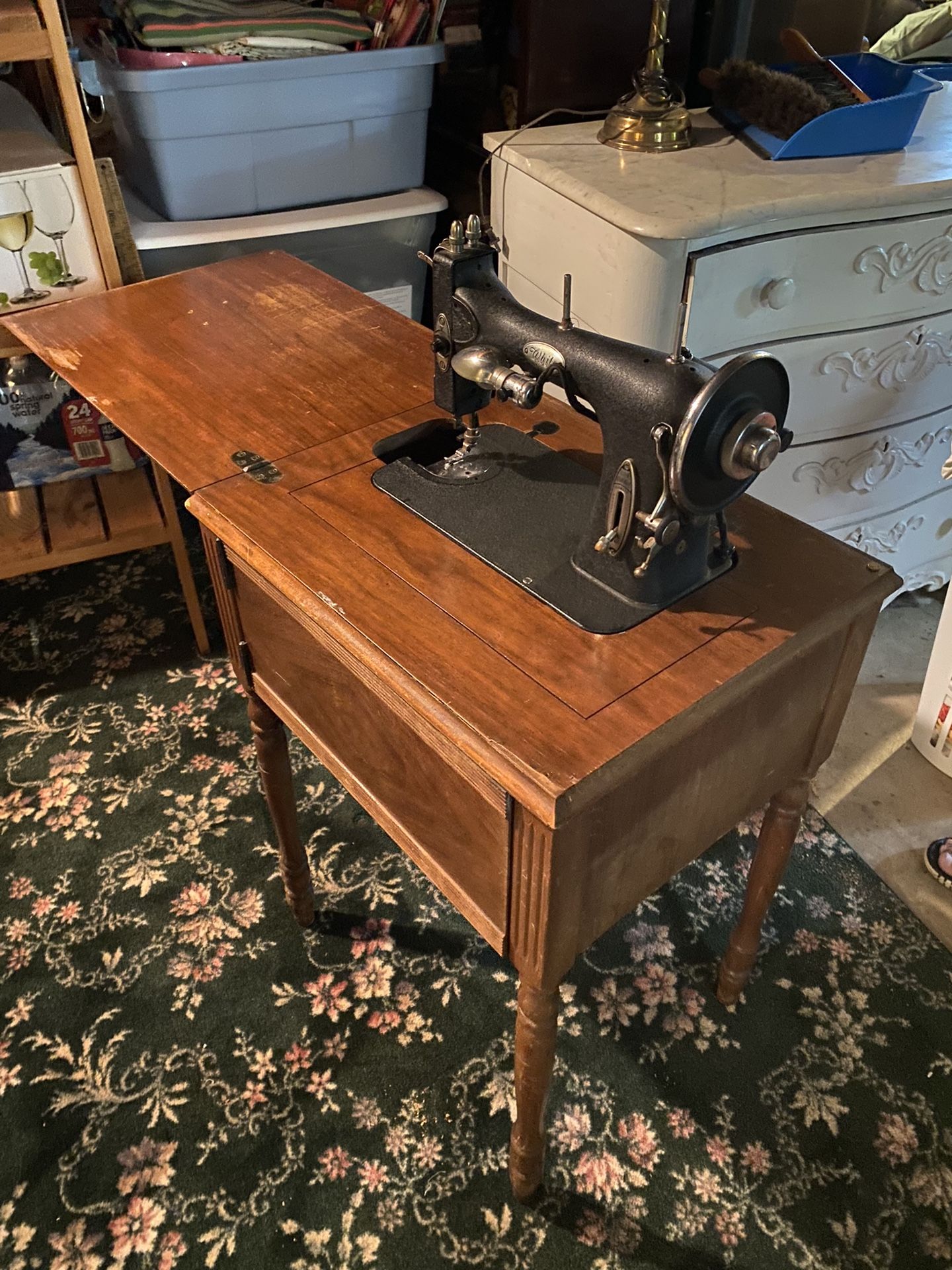 1927 White Rotary Sewing Machine Table