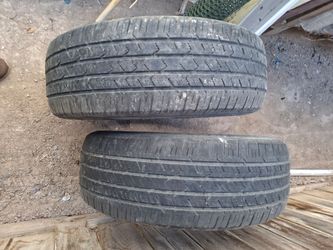 Tires used 2 of them over half tread