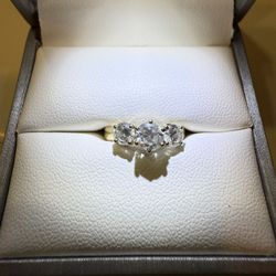 Custom 14k Solid Gold  Natural Diamond  Ring
