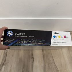 New-Unopened HP LaserJet Ink Trio 126A