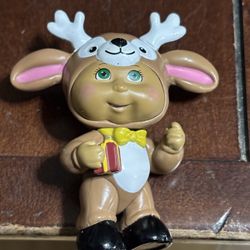 3" Cabbage Patch Kids Cutietown Series 1 Brown Reindeer Collectible Figure 2022