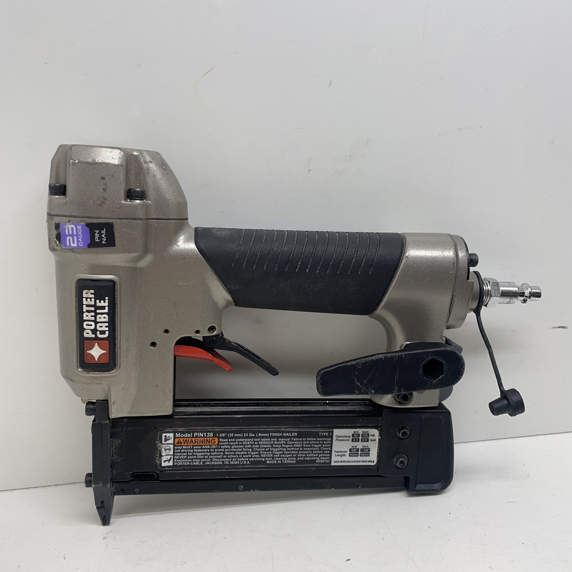 Porter Cable Pin Finish Nailer 201082