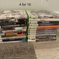 Xbox 360 Games Bundle. Buyers Choice 4 For 10