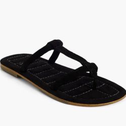 Free People NIB Suede Double Strap Sandals 