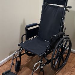 9000 XT Recliner High Back Wheelchair by Invacare with Removeable Headrest