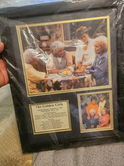 Framed Golden Girls Picture