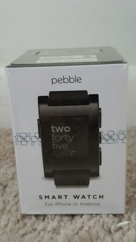 Brand new never used Pebble Smart Watch still in packaging!