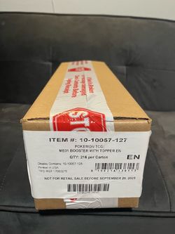 Mega Evolutions Booster Box Case ME01 Pokemon