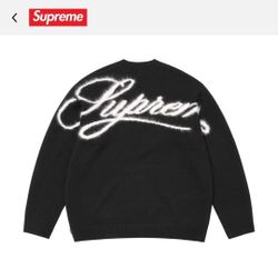 Supreme Angora Script Sweater 