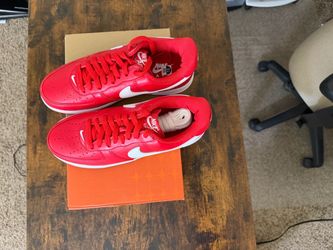 Nike Air Force 1 Low Red White Sneakers