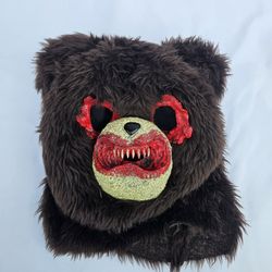 Scary Bear with Bloody Teeth Mask