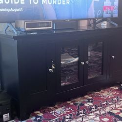 Black TV stand OBO 