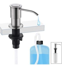 Keonjinn Dish Soap Dispenser Built in Soap Dispenser for Kitchen Sink Counter...