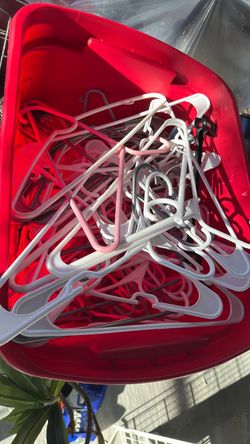 Mixed Lot of Plastic Clothes Hangers
