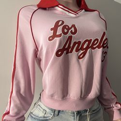 Los Angeles Pink Sweater (small-medium)
