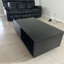 Black Laquered Coffee Table
