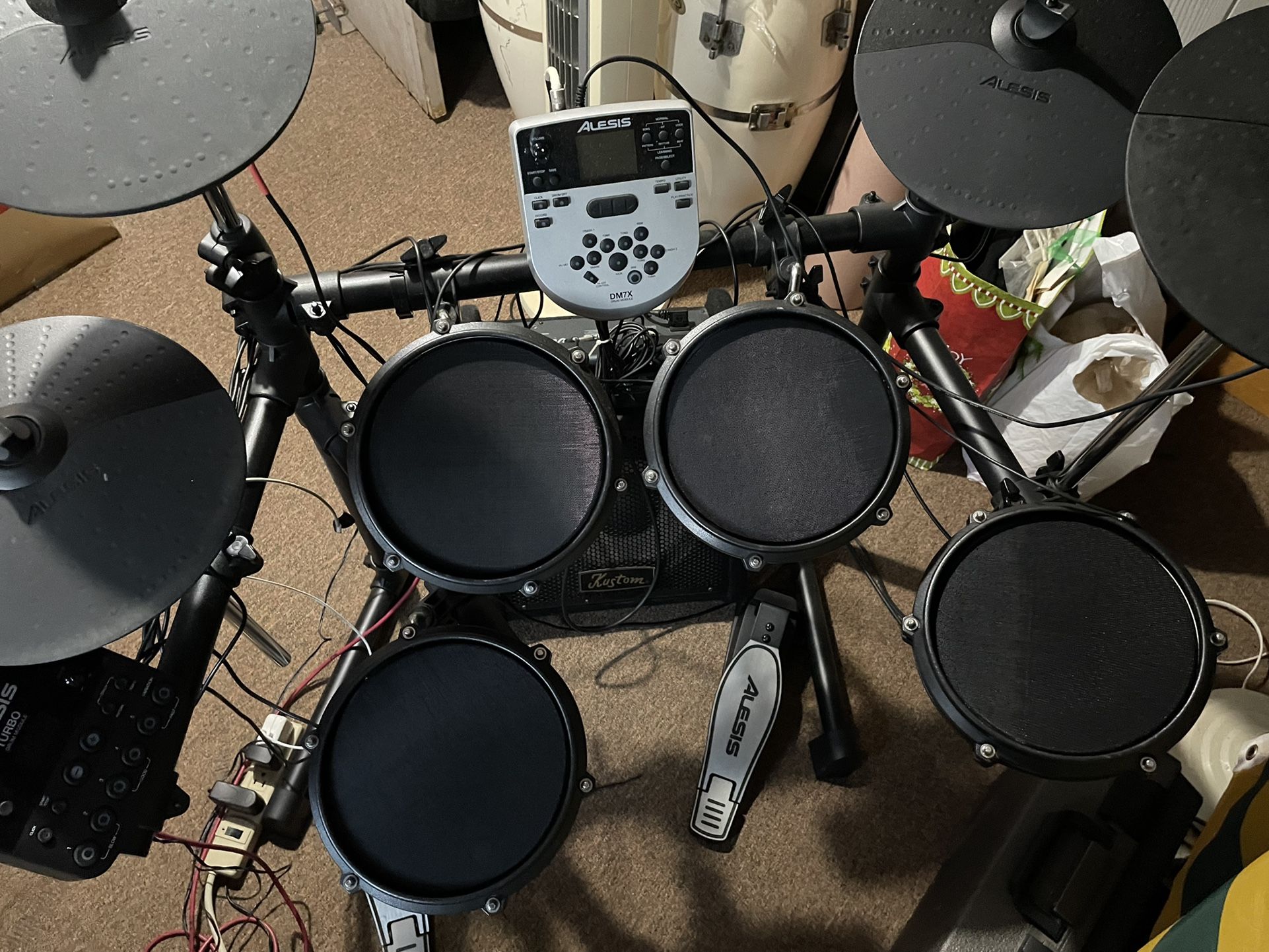 Alesis Turbo Nitro Electronic Drum Kit/4 sale