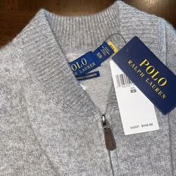 Polo Ralph Lauren Zipped Knit Cashmere Cardigan
