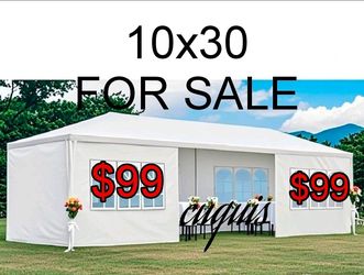 10x30 Tent Wedding party tent outdoor canopy tent with side walls white