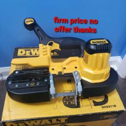 DEWALT DCS371B 20V Cordless Portable Band Saw (TOOL ONLY) 2-1/2 in. cut capacity