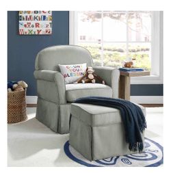 Brand New Baby Relax Swivel Glider and Ottoman