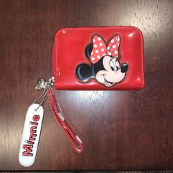 Minnie Mouse Kids Wallet Wristlet