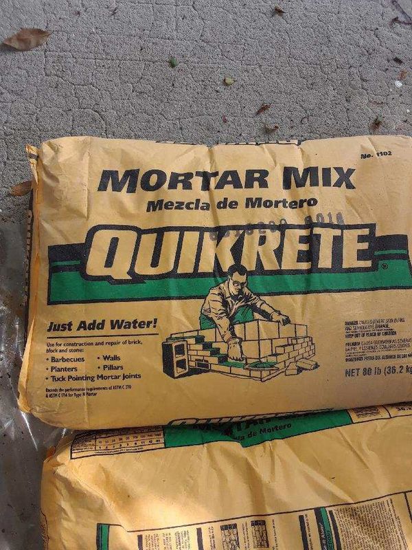 Mortar Mix 80lbs ( 60 bags available) for Sale in Ocoee, FL OfferUp
