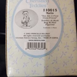 Cherished Teddies Martin Boy With Mail Figurine 